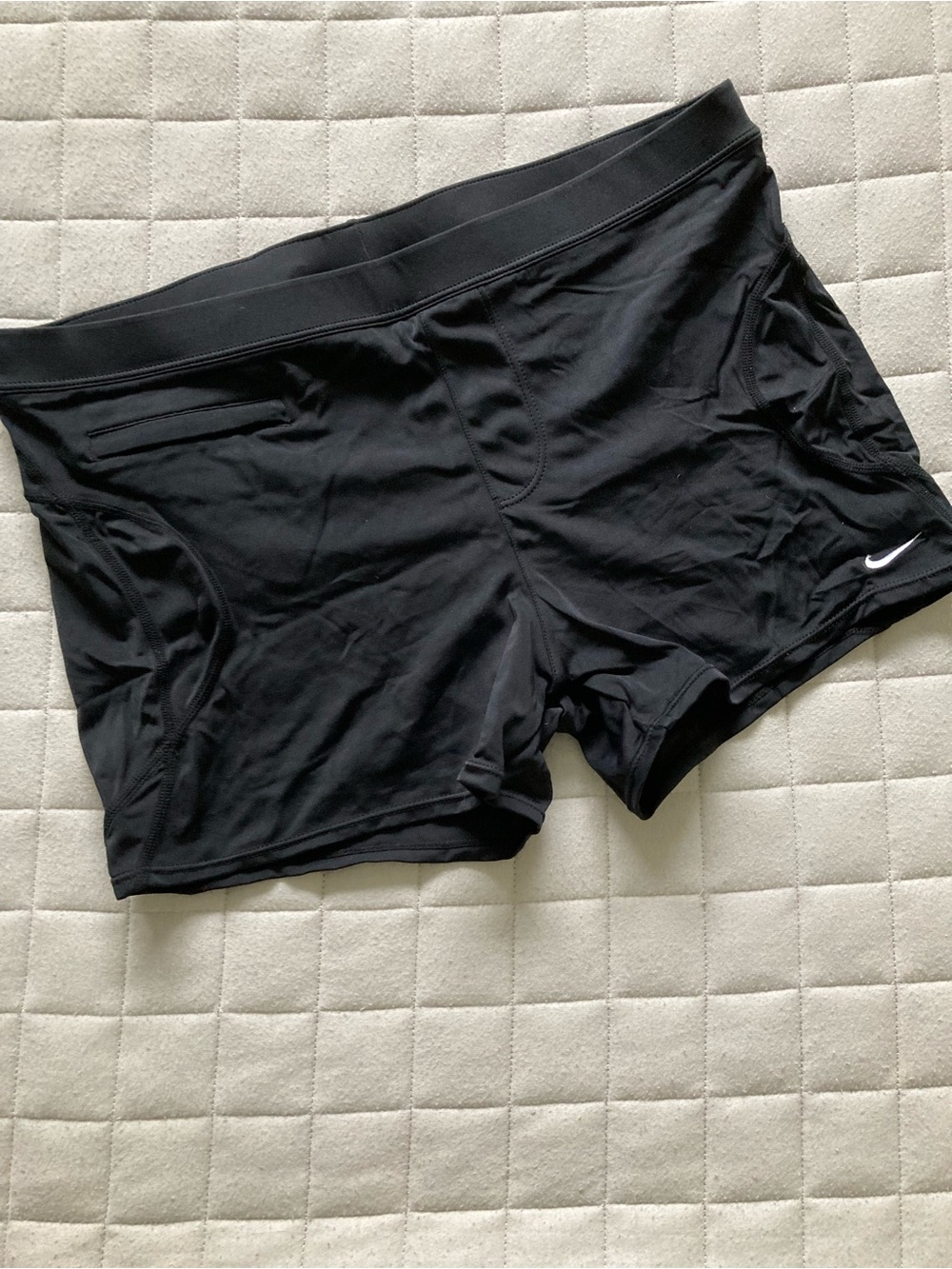 Nike Men’s Black Athletic Compression Shorts